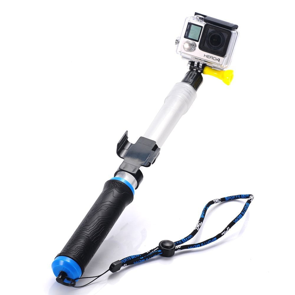 KNMASTER Tüm Aksiyon Kameralara Uyumlu Suda Batmayan Şamandıralı Monopod