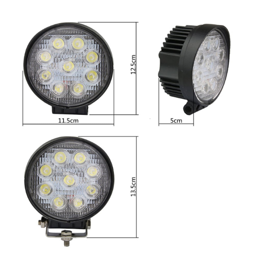 KNMASTER Knmaster 9 LEDli 27W Oval Epistar Off Road Sis Farı