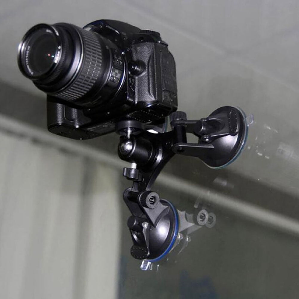 KNMASTER Tüm Aksiyon Kameralara ve DSLR Kameralara Uyumlu Geniş Vantuz Vakum