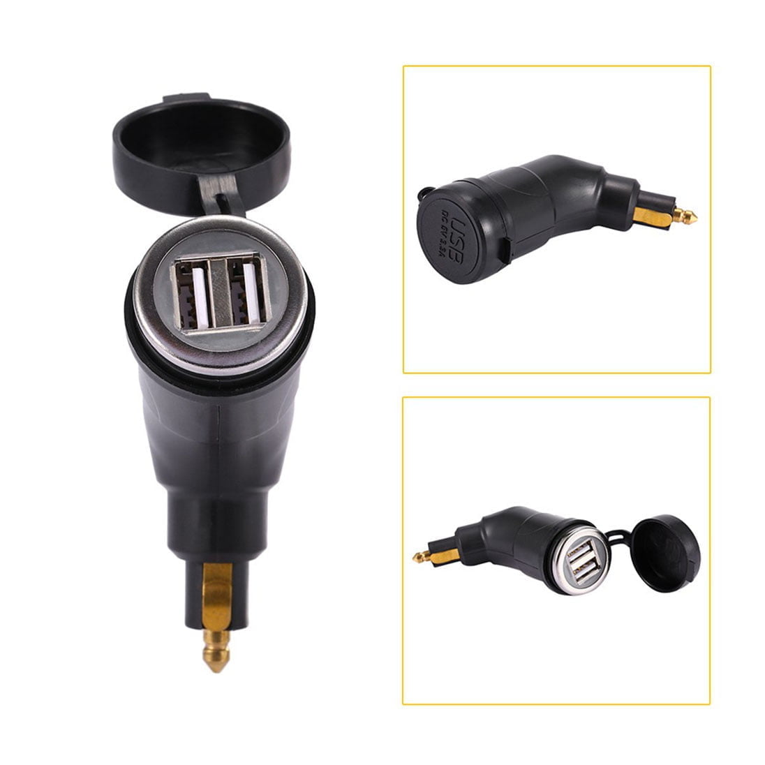 KNMASTER Knmaster USB-D200L Çift Usbli Din Soketi