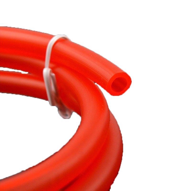 KNMASTER Motosiklet Yakıt Hortumu Kırmızı Silikon