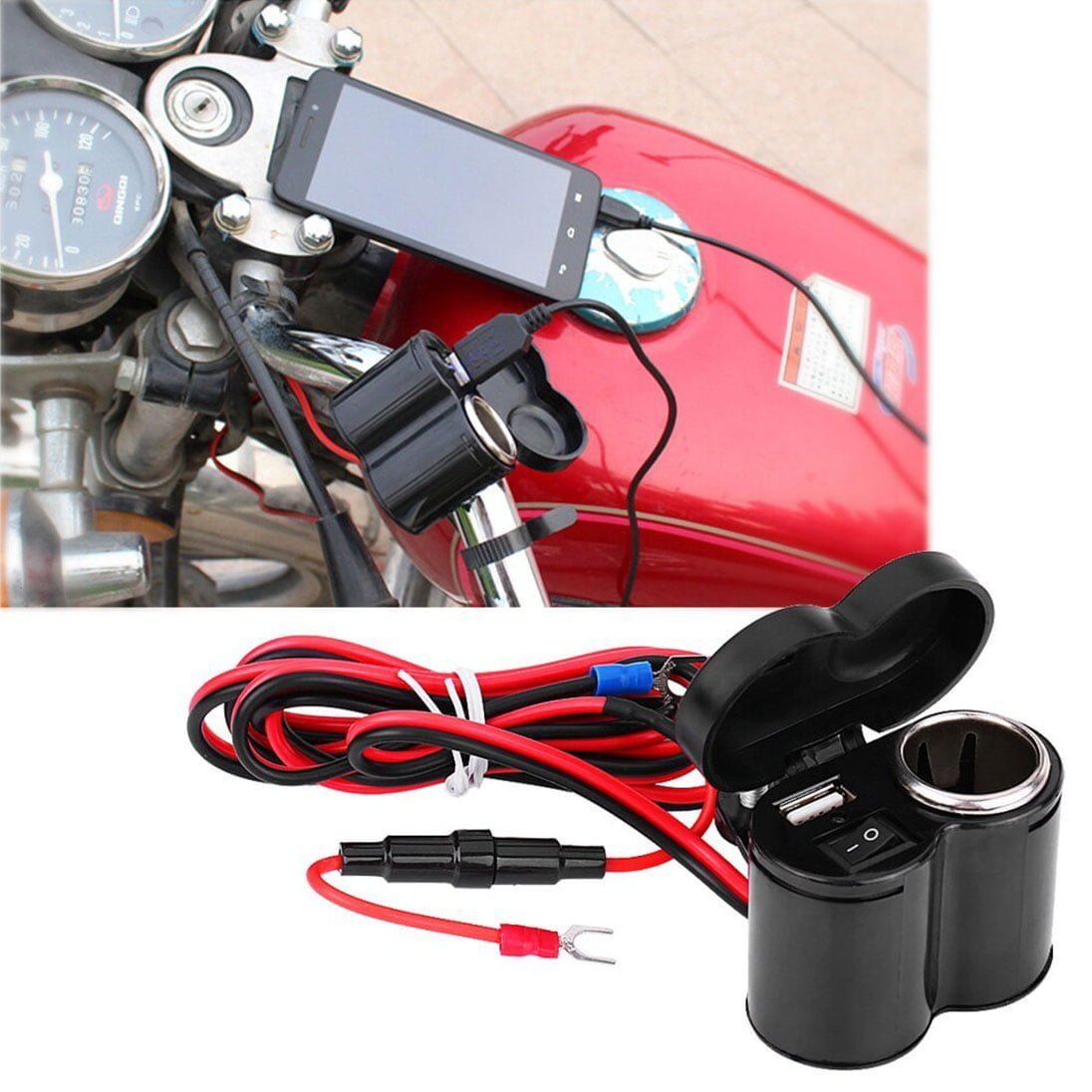 KNMASTER Knmaster USB-300 Kompakt Usb + Çakmaklık Soketi