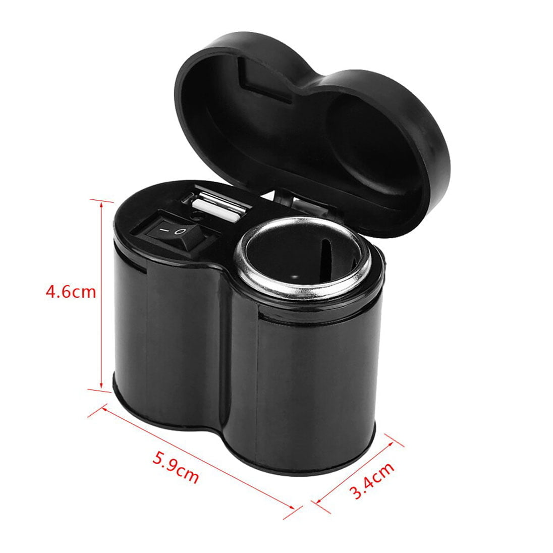 KNMASTER Knmaster USB-300 Kompakt Usb + Çakmaklık Soketi