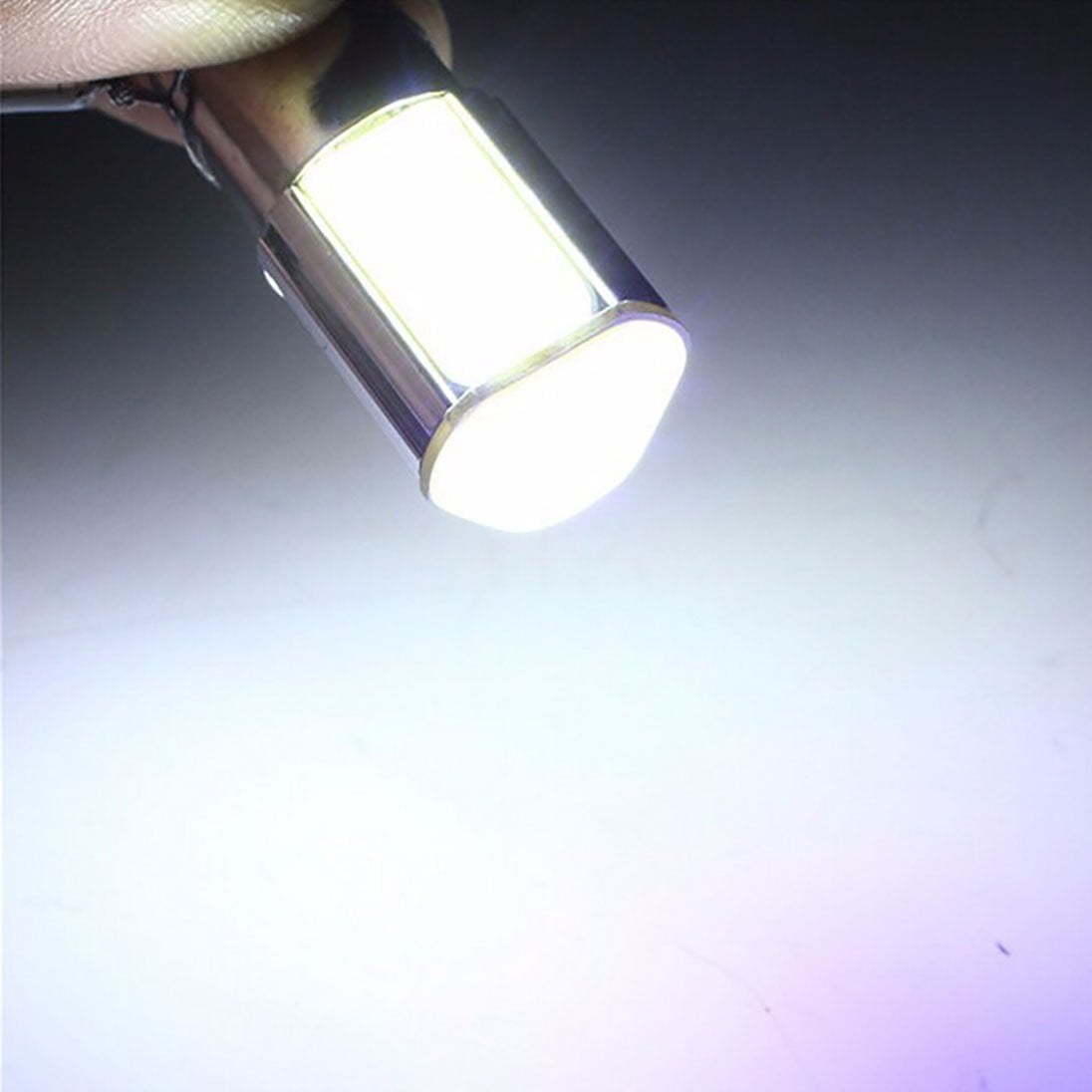 KNMASTER P21 COB LED’li Park ve Sinyal Ampulü Çift Duy Beyaz