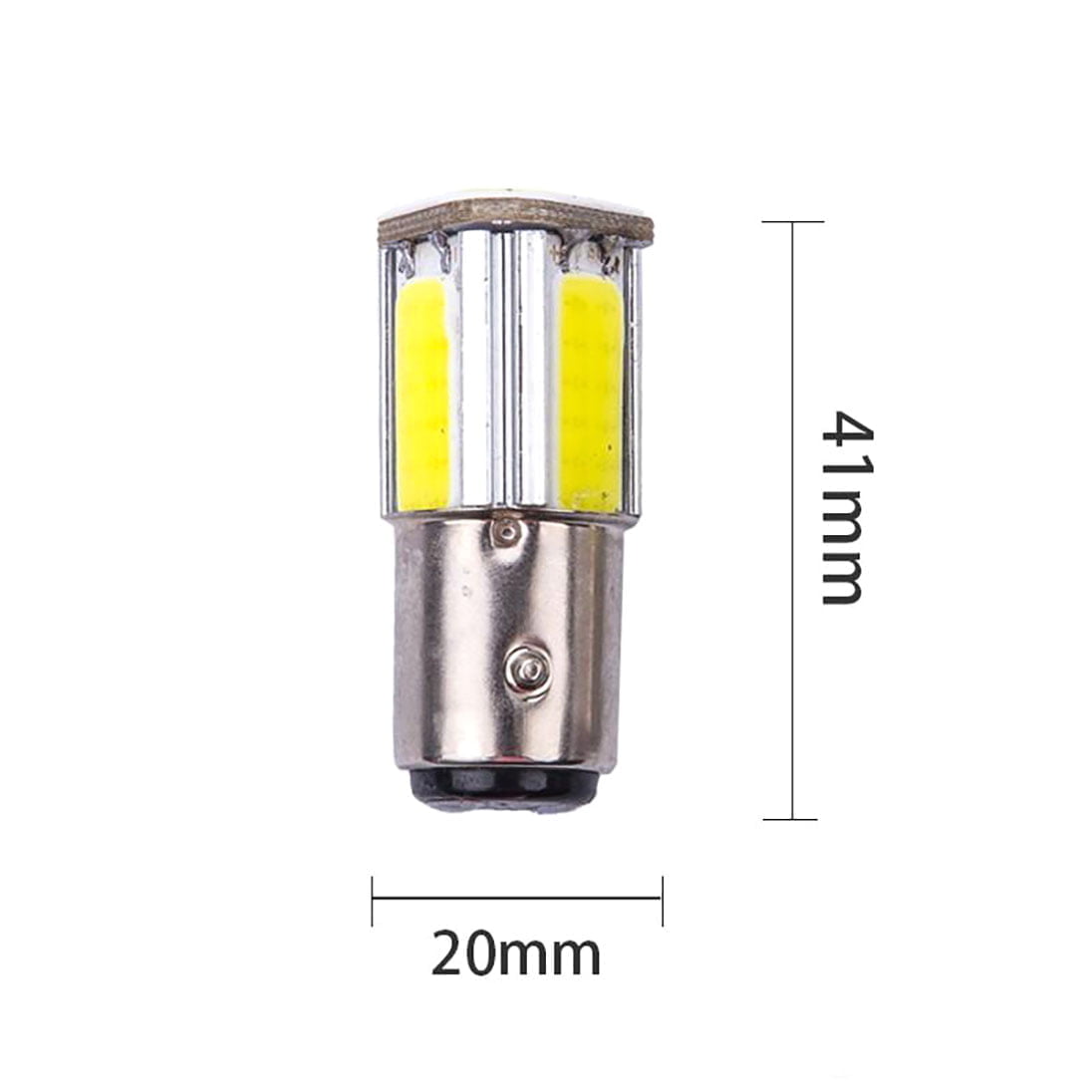 KNMASTER P21 COB LED’li Park ve Sinyal Ampulü Çift Duy Beyaz