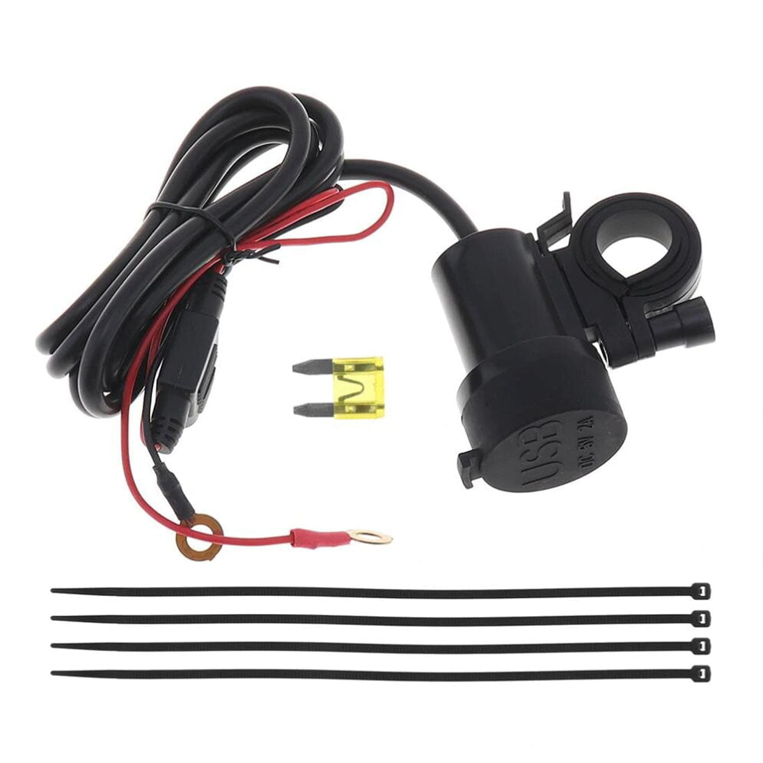 KNMASTER Knmaster USB-210 Gidon Bağlantılı Çift Usbli Şarj Soketi