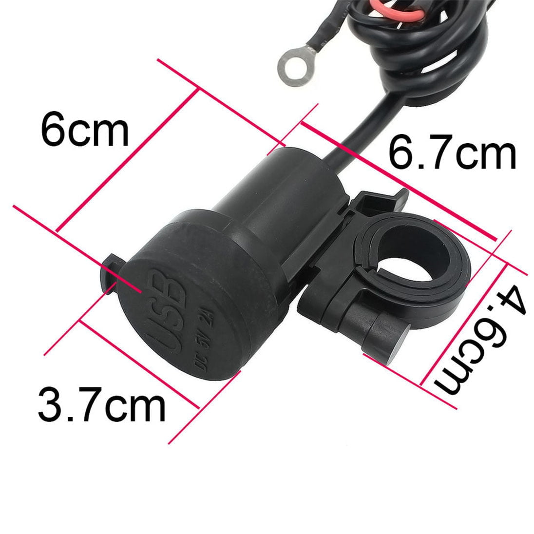 KNMASTER Knmaster USB-210 Gidon Bağlantılı Çift Usbli Şarj Soketi