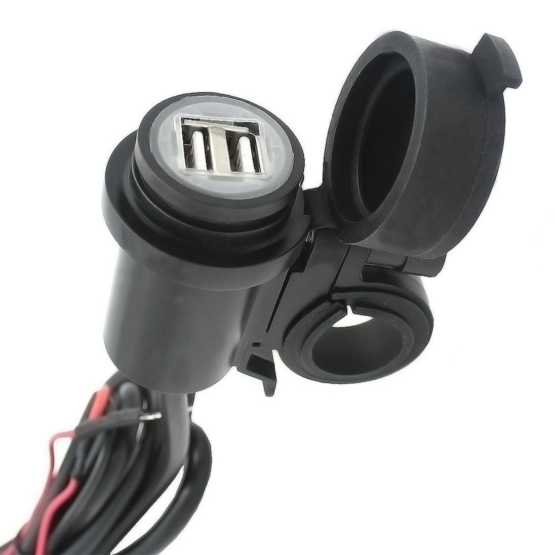 KNMASTER Knmaster USB-210 Gidon Bağlantılı Çift Usbli Şarj Soketi
