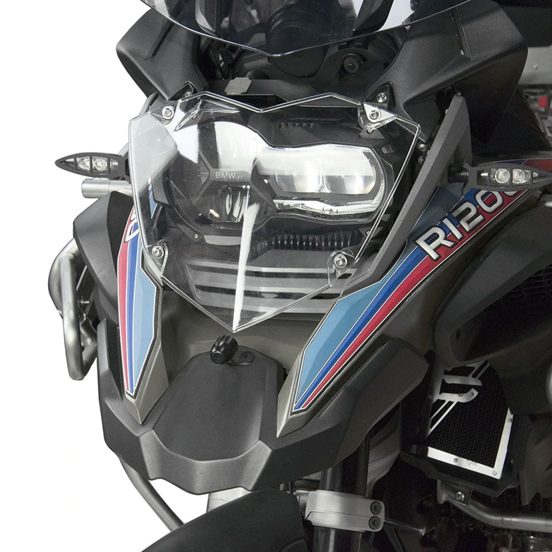 KNMASTER Bmw R 1200 GS Ön Far Koruma Geniş Model Şeffaf Pleksi