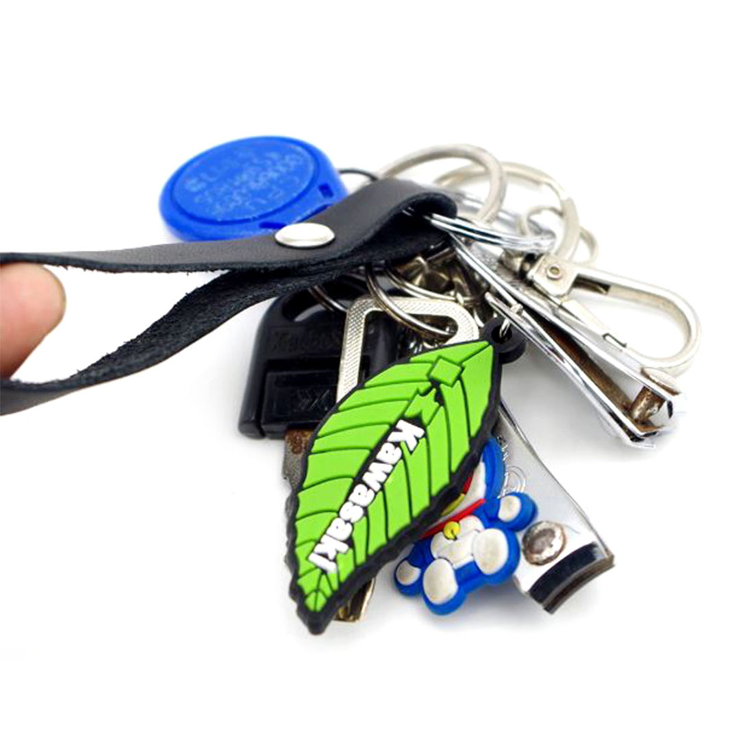 KAWASAKİ Kawasaki Yaprak Tasarımlı Anahtarlık