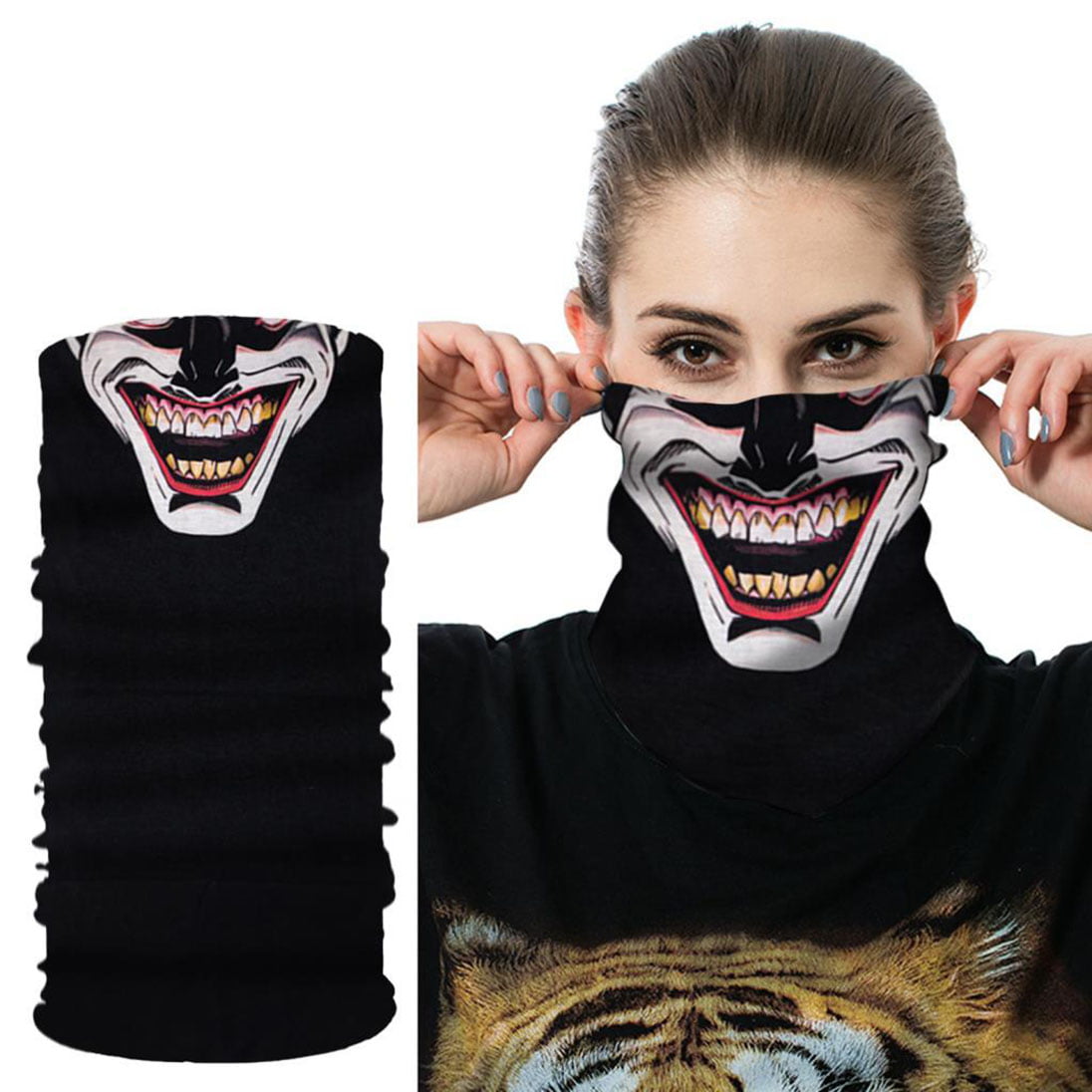 KNMASTER Knmaster Happy Joker Buff Bandana Boyunluk Maske TÜRK MARKASI
