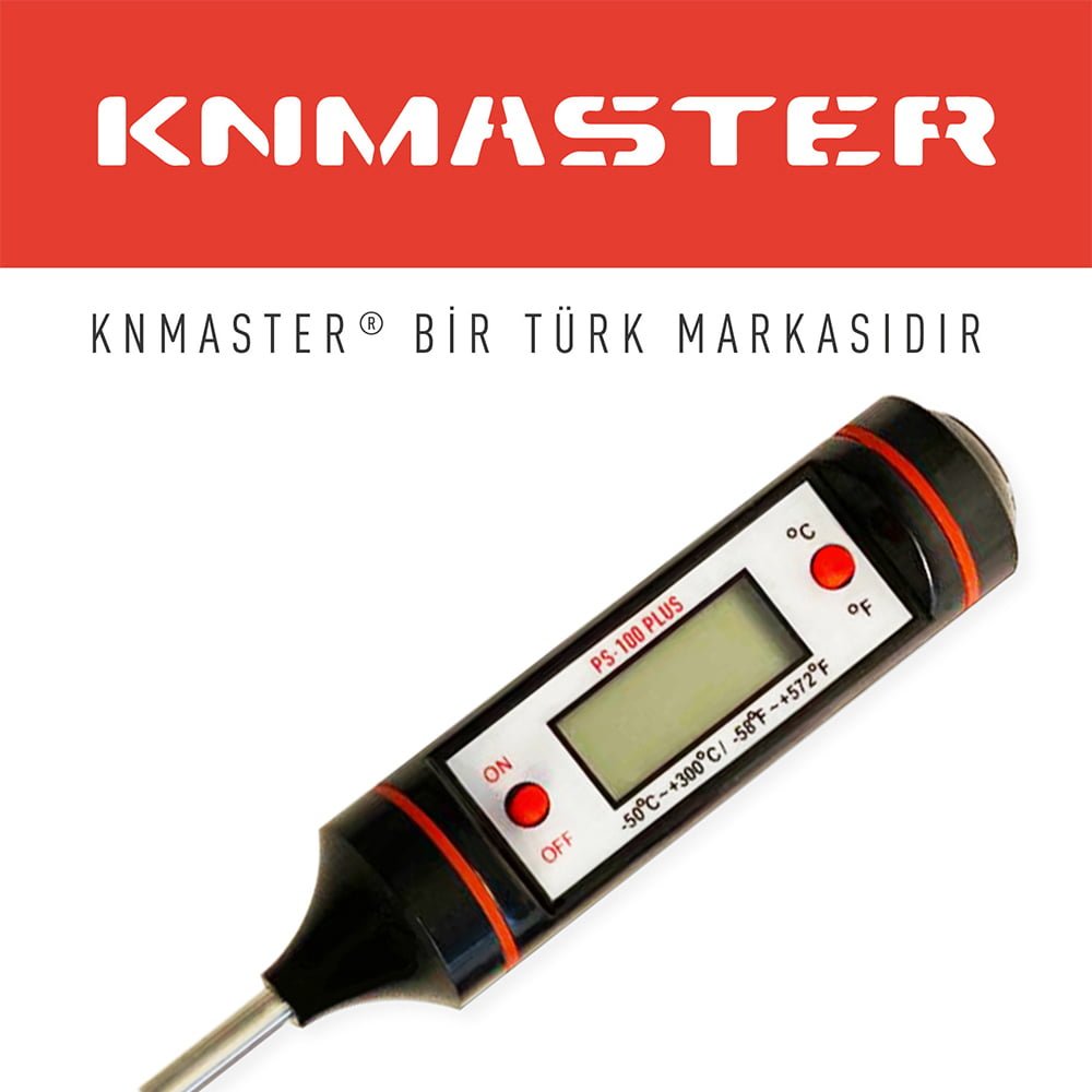 KNMASTER Knmaster PS-100+ Kapaklı Hassas Gıda Termometresi
