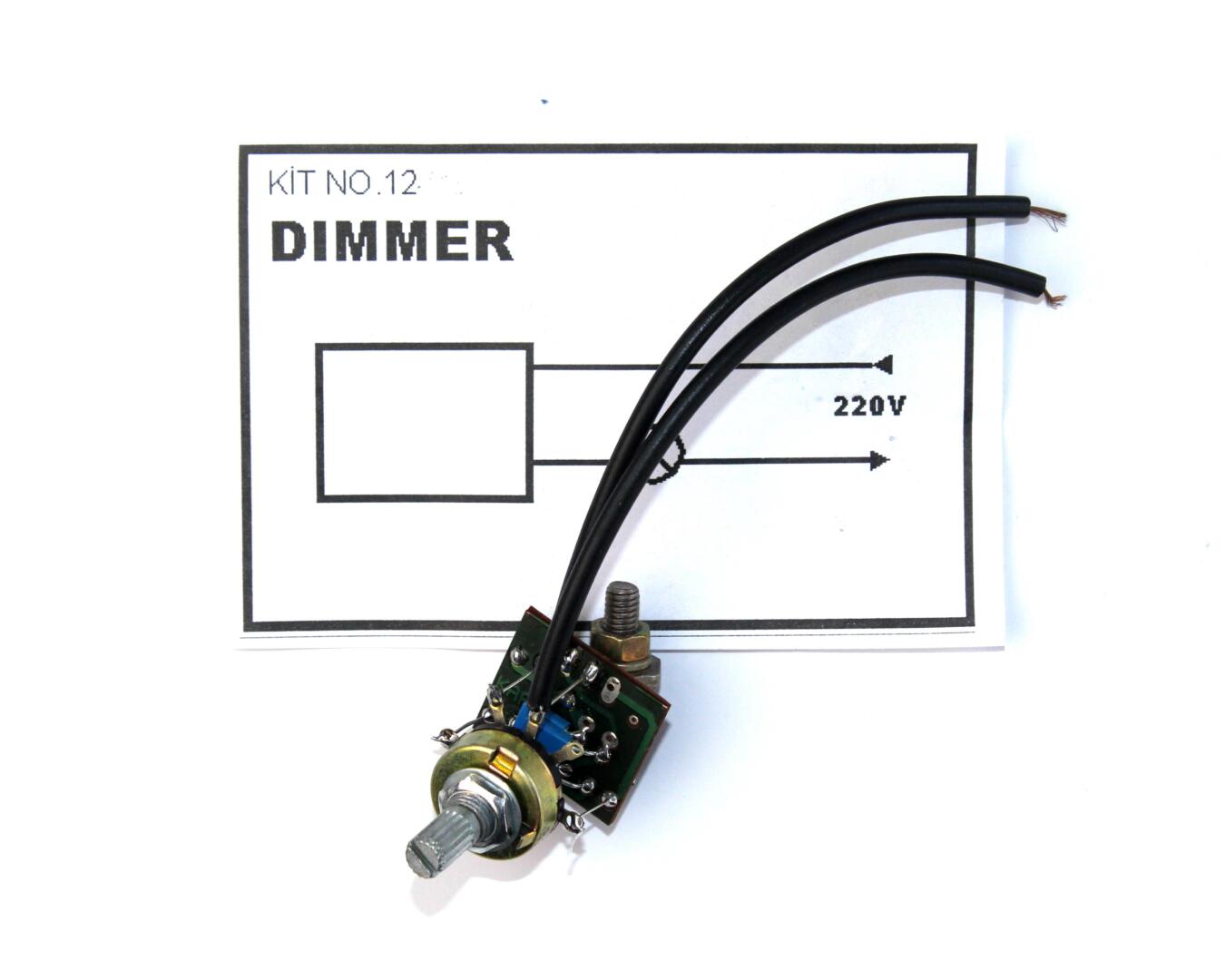 Kaan Elektronik Monteli Dimmer Hobi Devresi
