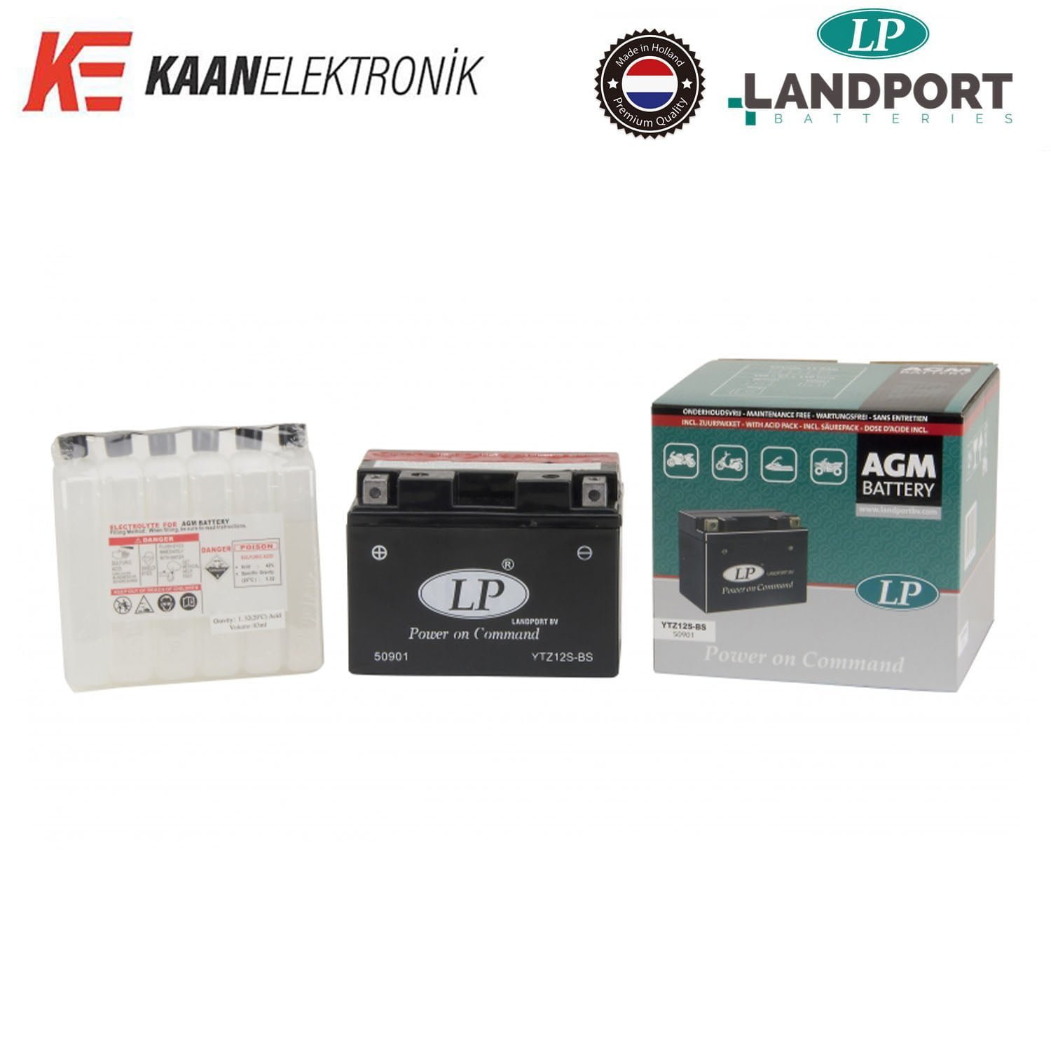 Landport LP YTZ12S Motosiklet Aküsü