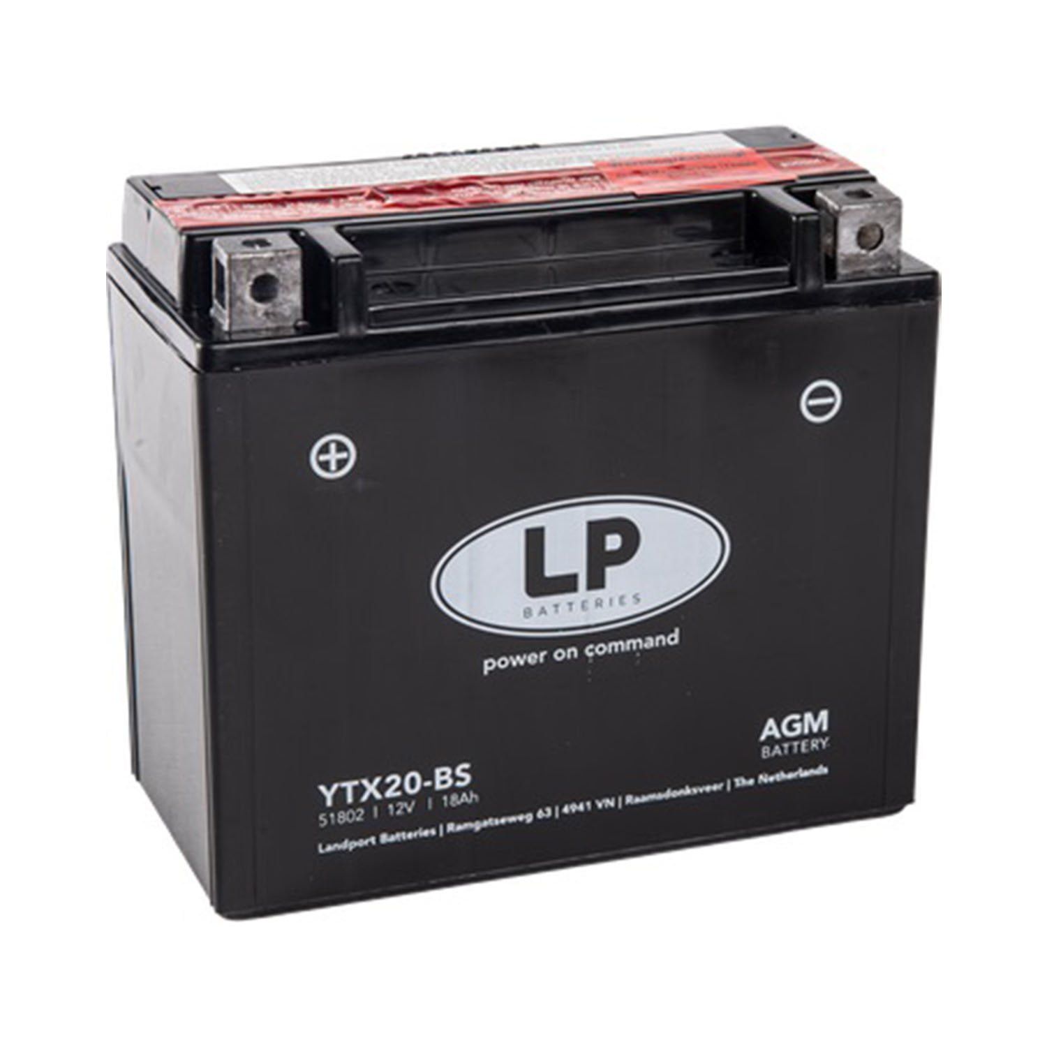 LP YTX20-BS Motosiklet Aküsü