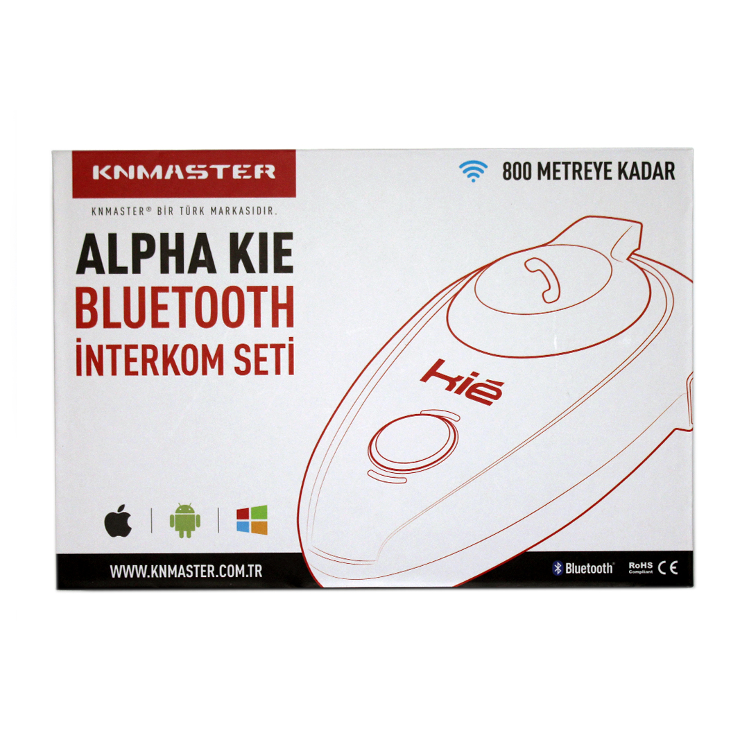 KNMASTER Knmaster Alpha Kie Bluetooth İnterkom Seti