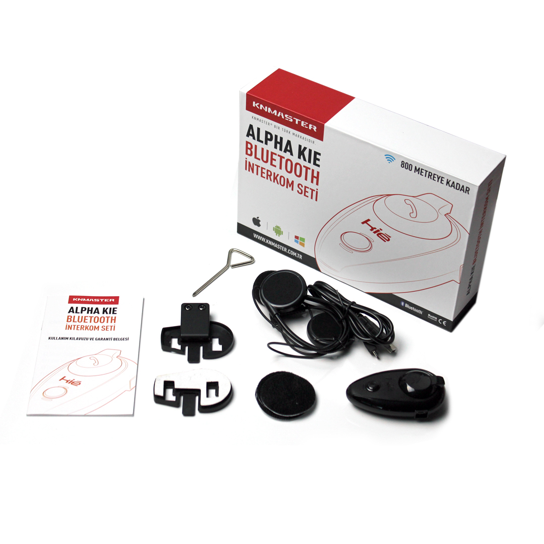KNMASTER Knmaster Alpha Kie Bluetooth İnterkom Seti