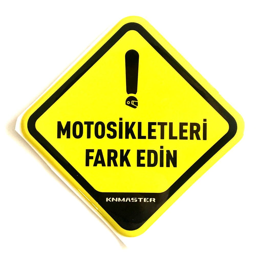 KNMASTER Motosikletleri Fark Edin Damla Sticker