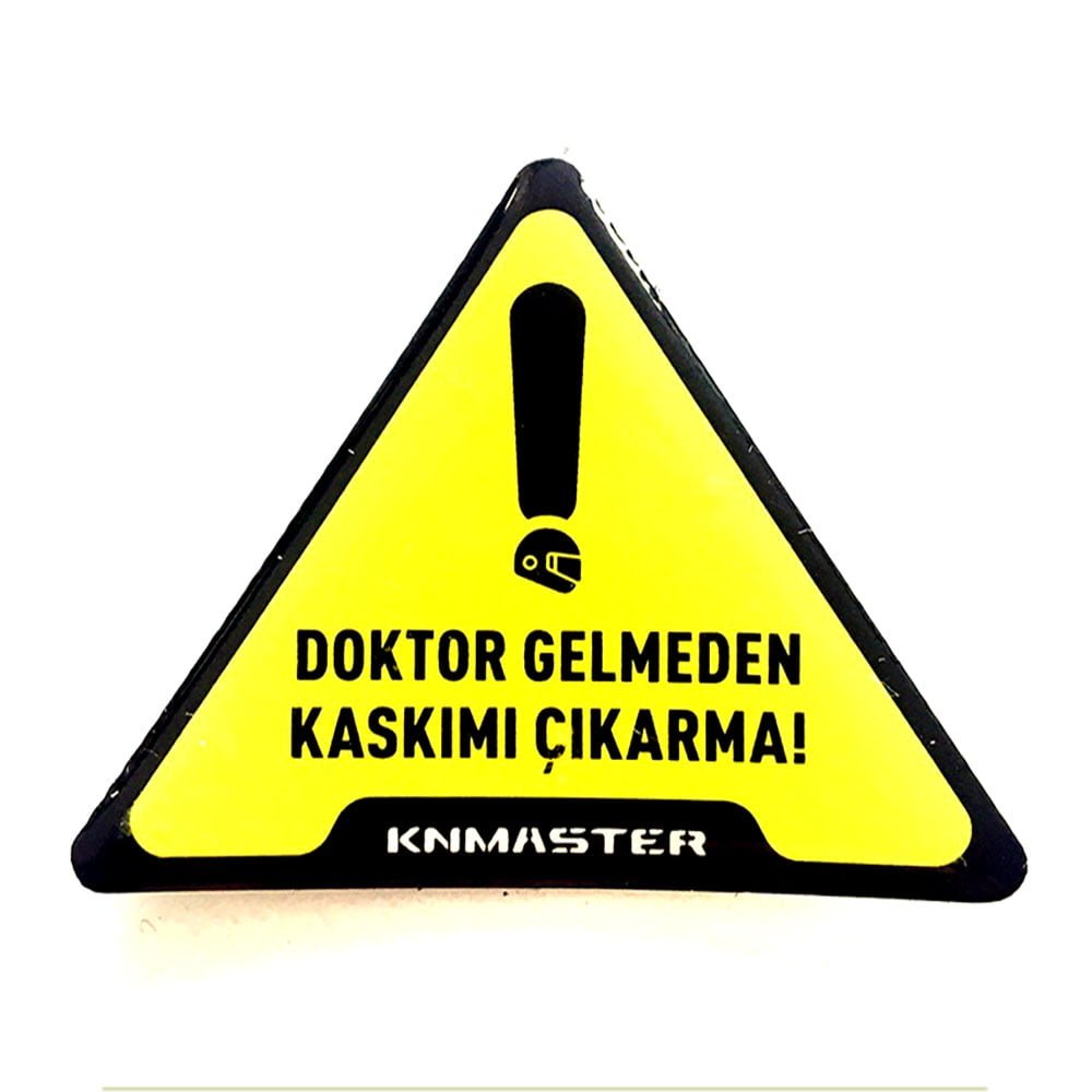 KNMASTER Doktor Gelmeden Kaskımı Çıkarma Damla Sticker