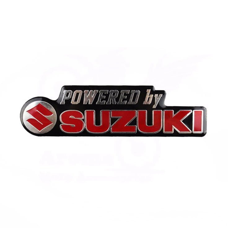 SUZUKİ Powered by Suzuki Alüminyum Sticker