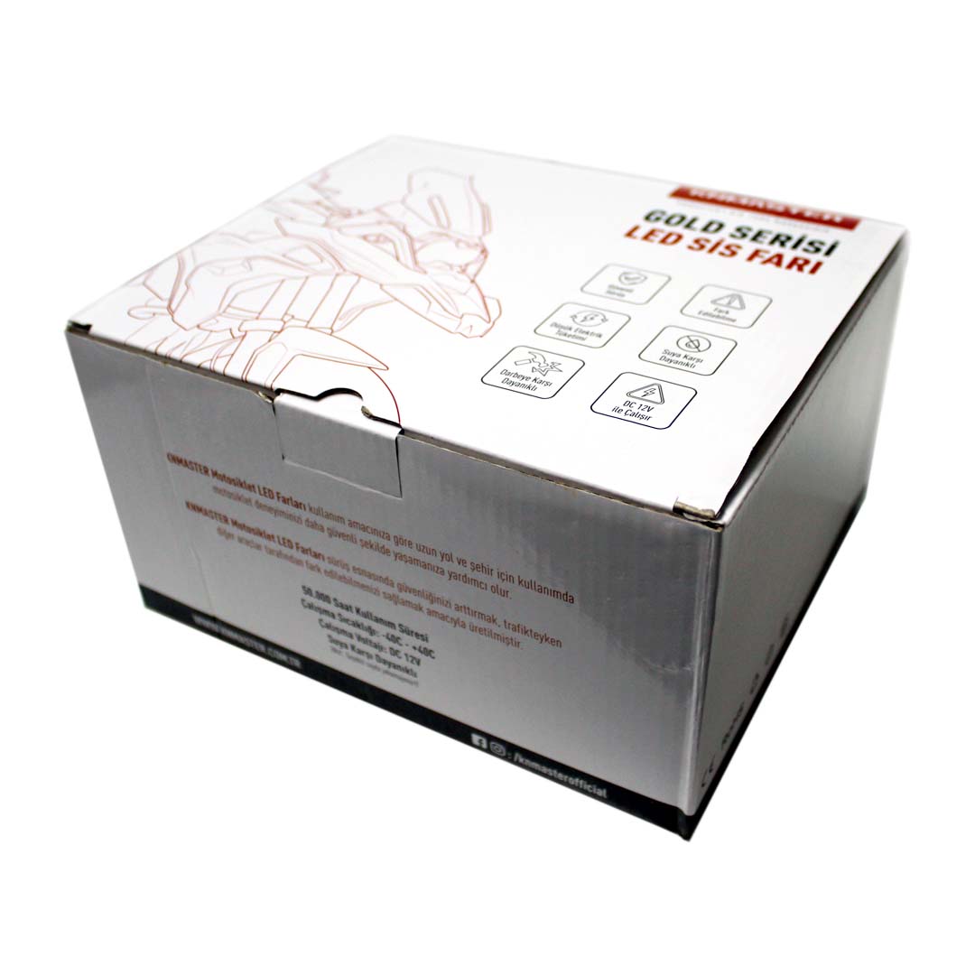 KNMASTER Knmaster Falcon 20W Off Road / Motosiklet Sis Farı Takım
