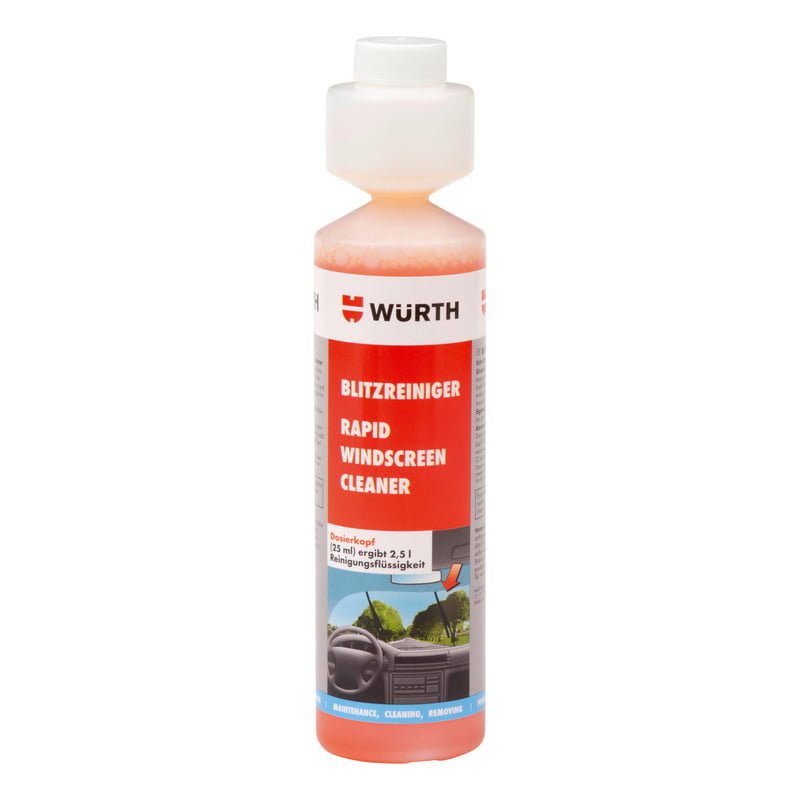 Würth Cam Temizleme Sabunu 250ml (Rapid Windscreen Cleaner)