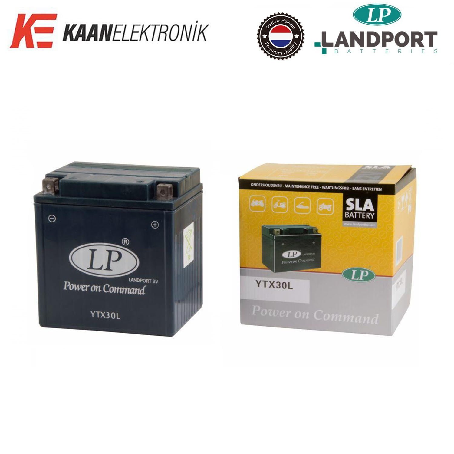 Landport LP YTX30L-BS Motosiklet Aküsü