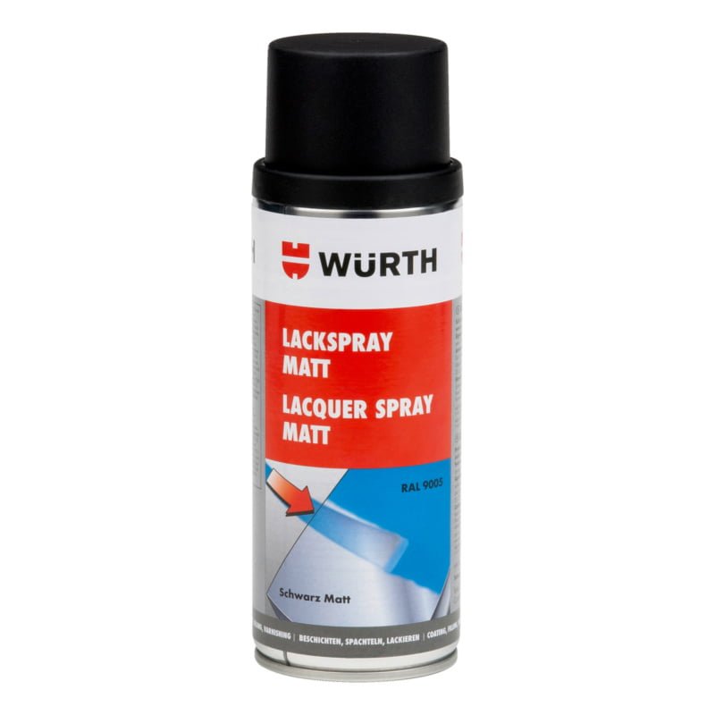 Würth Sprey Tampon Boya, Nitro Alkid Kalite, Mat 400ml (Lacquer Spray Matt)