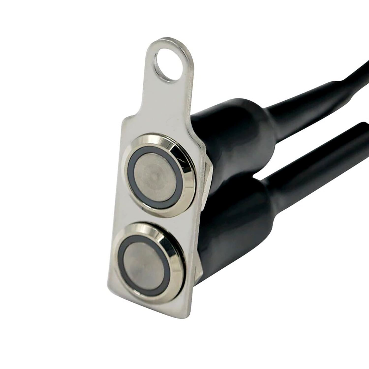 KNMASTER Knmaster B210 Motosiklet Sis Farı İkili Aç Kapa Butonu Kırmızı Ledli