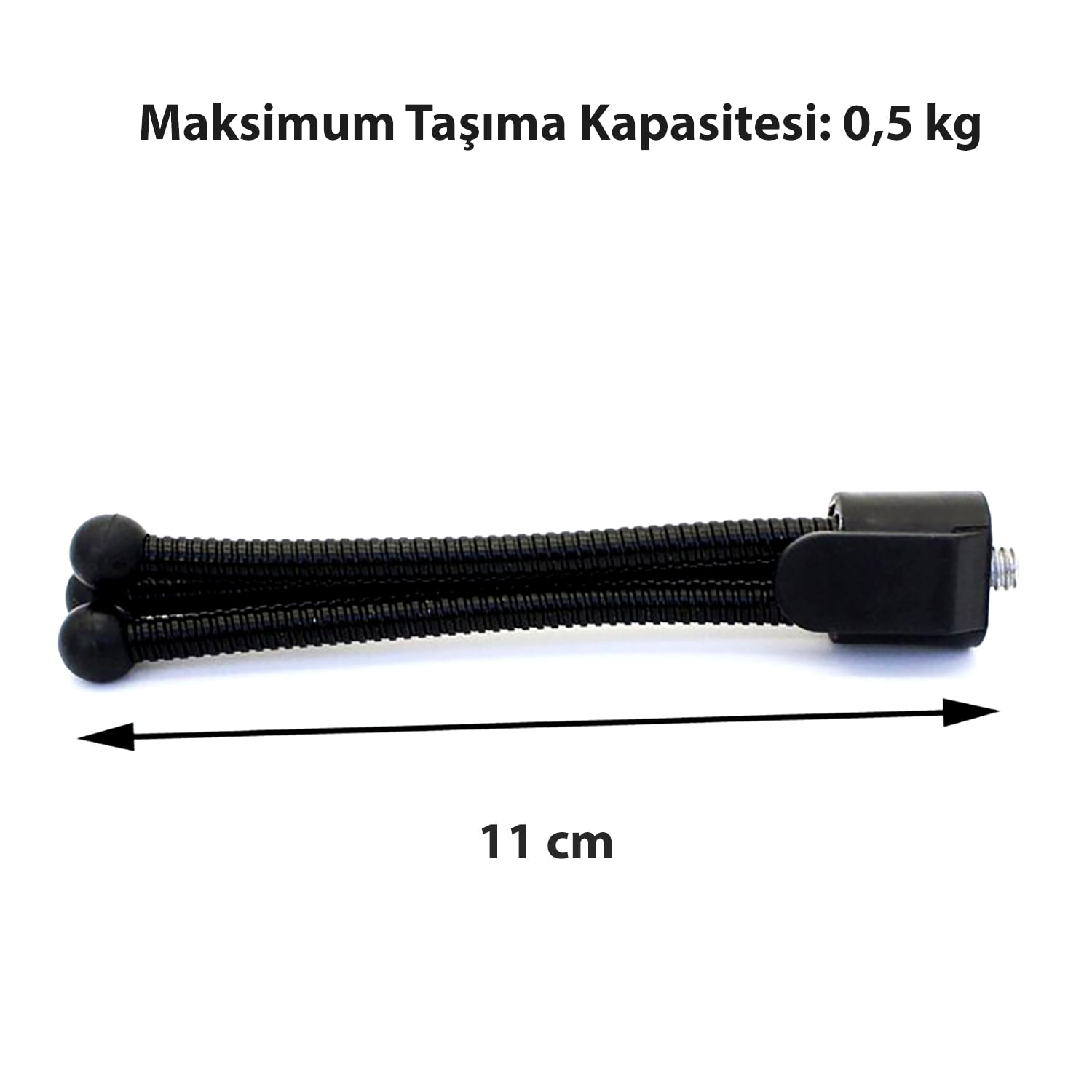 KNMASTER Knmaster Mini Portatif Esnek Metal Tripod