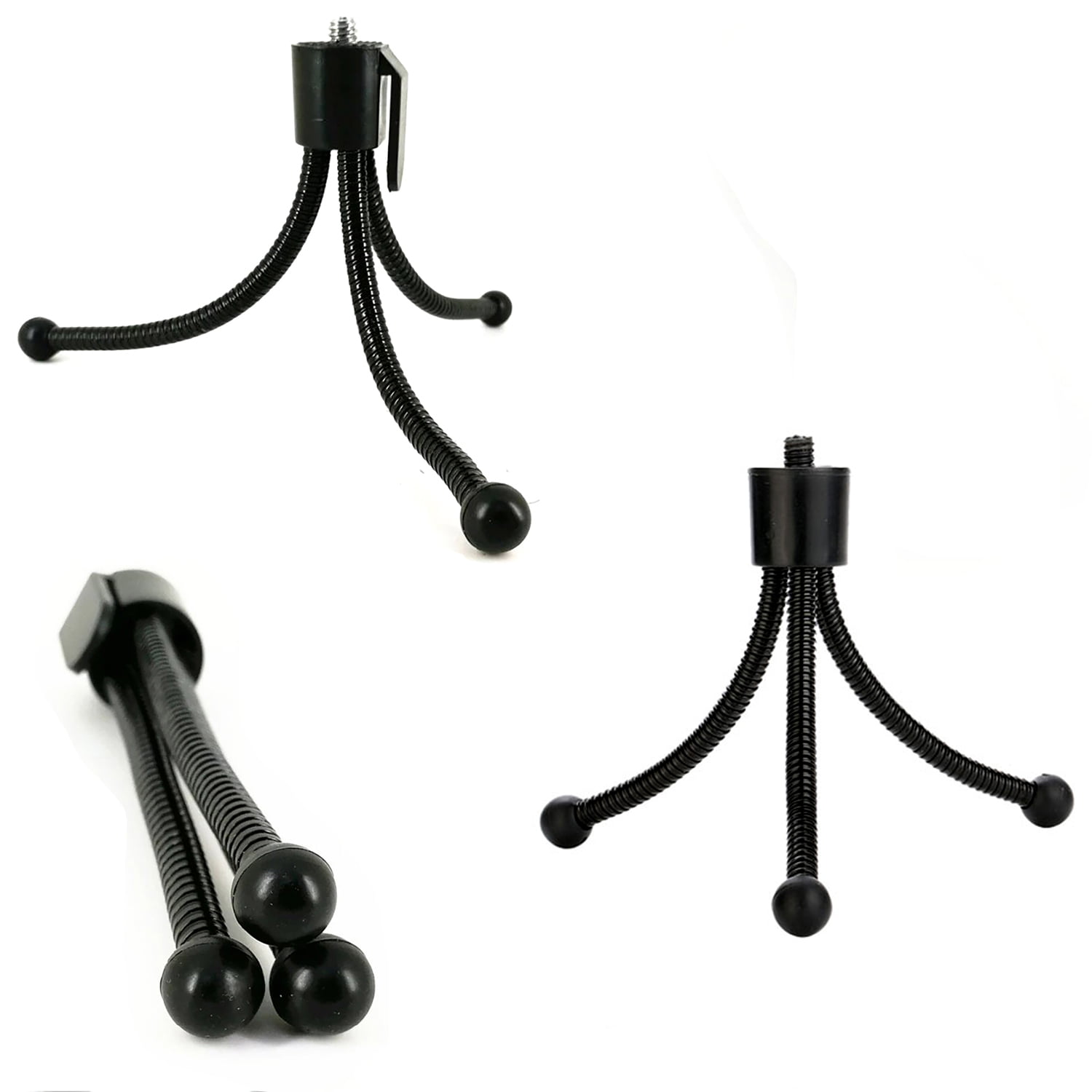 KNMASTER Knmaster Mini Portatif Esnek Metal Tripod