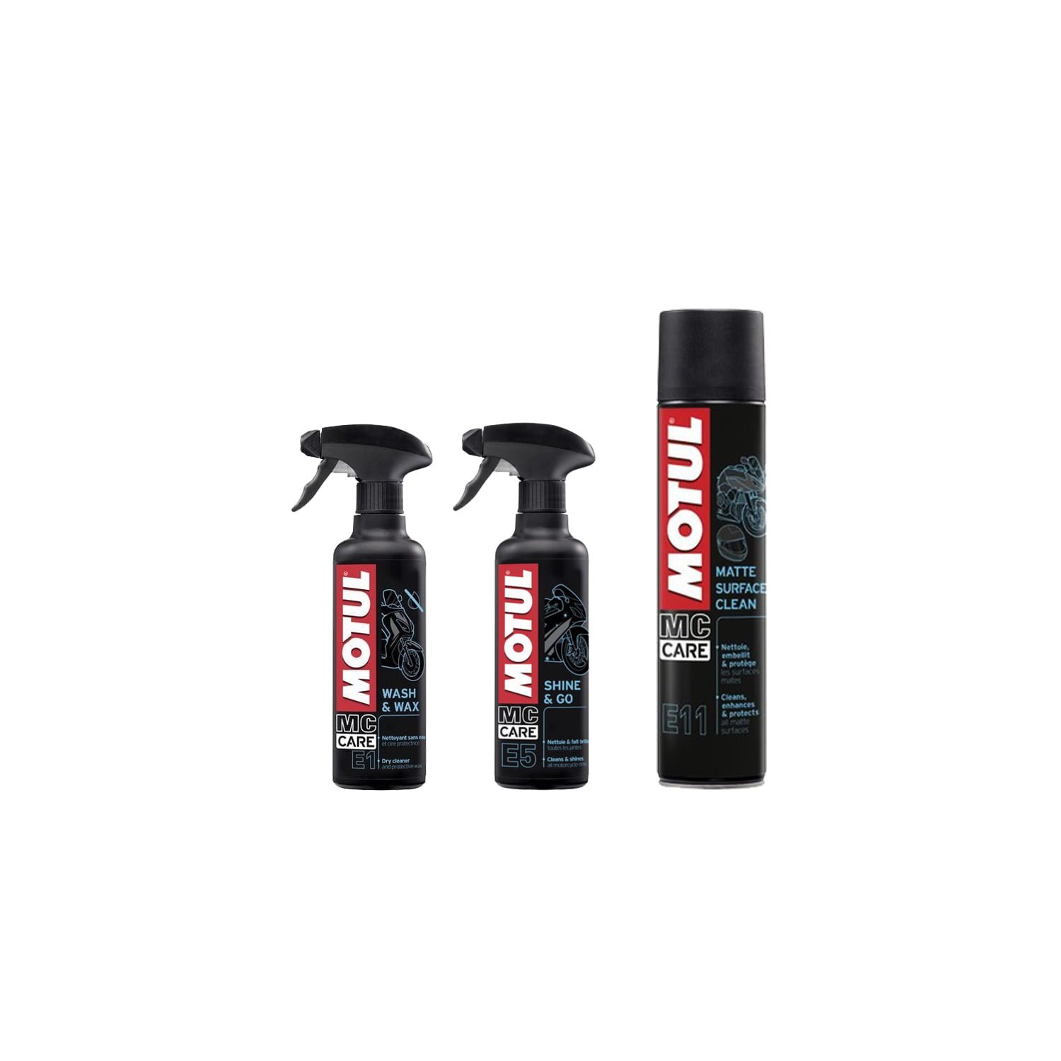 Motul E1-E5-E11 Motosiklet Temizleme ve Parlatma Seti 13