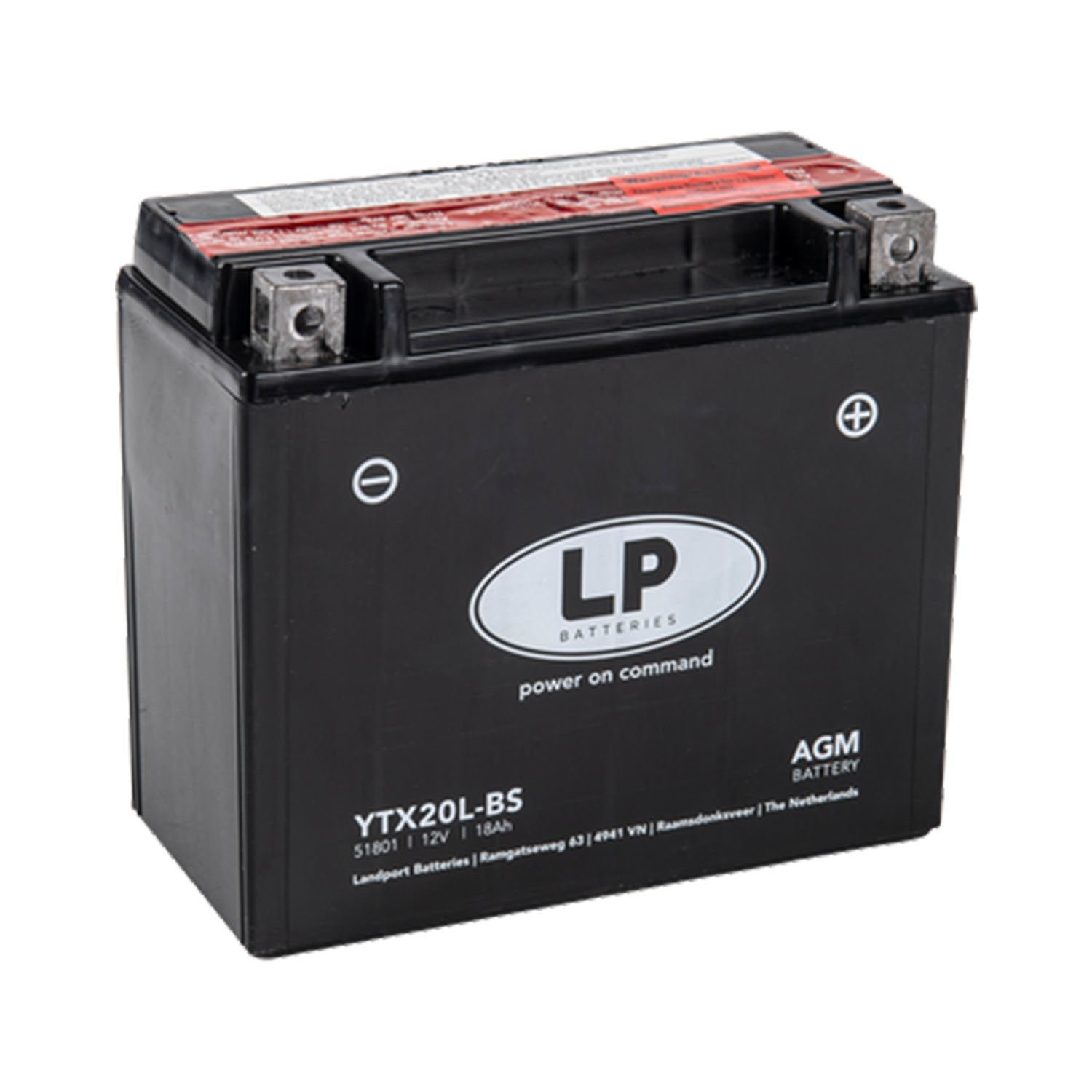 LP YTX20L-BS Motosiklet Aküsü