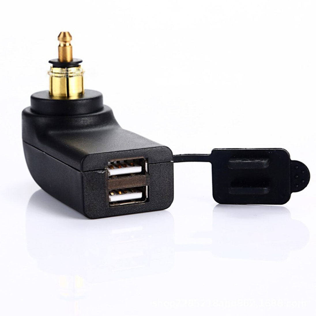 KNMASTER Knmaster USB-D400LV Voltaj Göstergeli Çift Usbli Din Soketi