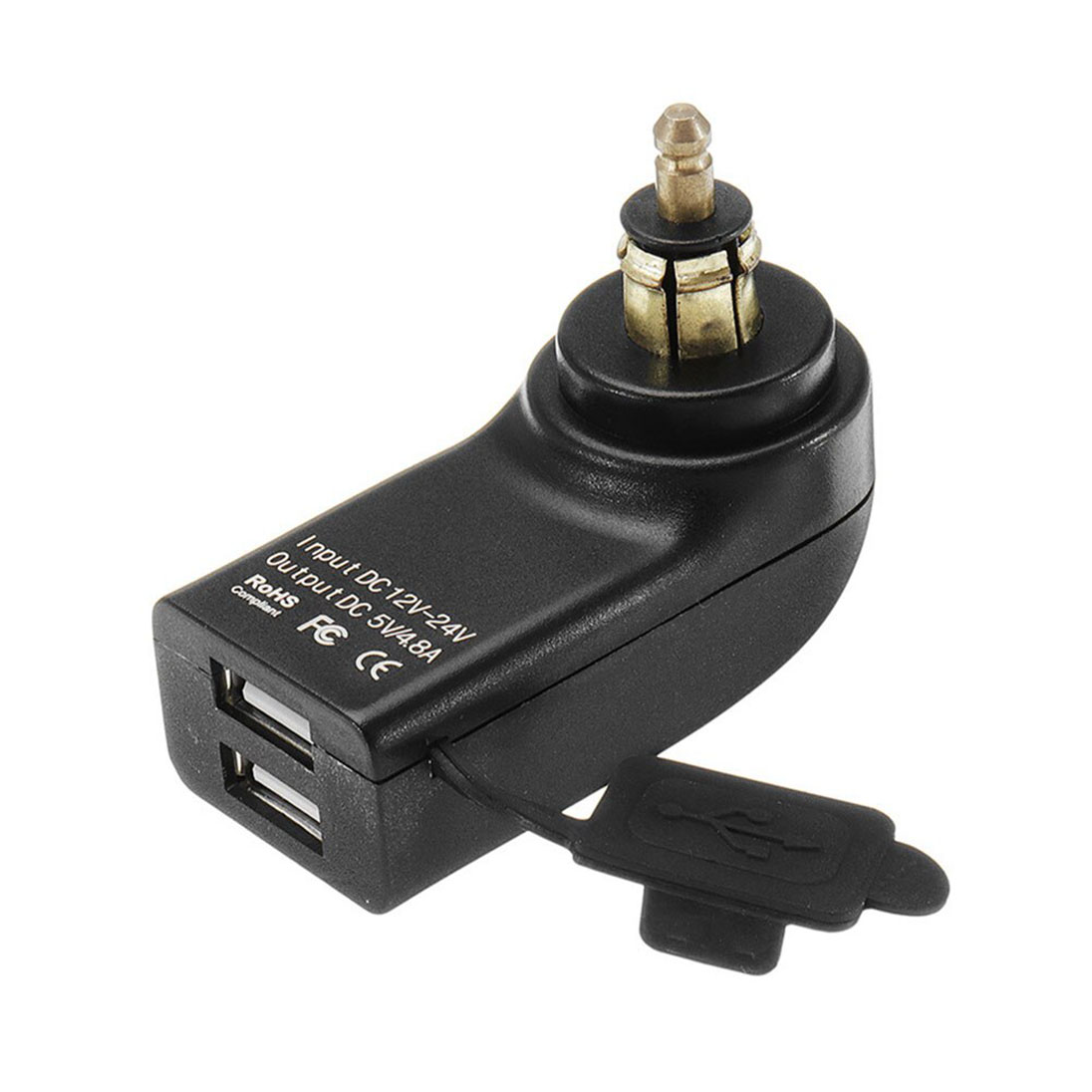 KNMASTER Knmaster USB-D400LV Voltaj Göstergeli Çift Usbli Din Soketi