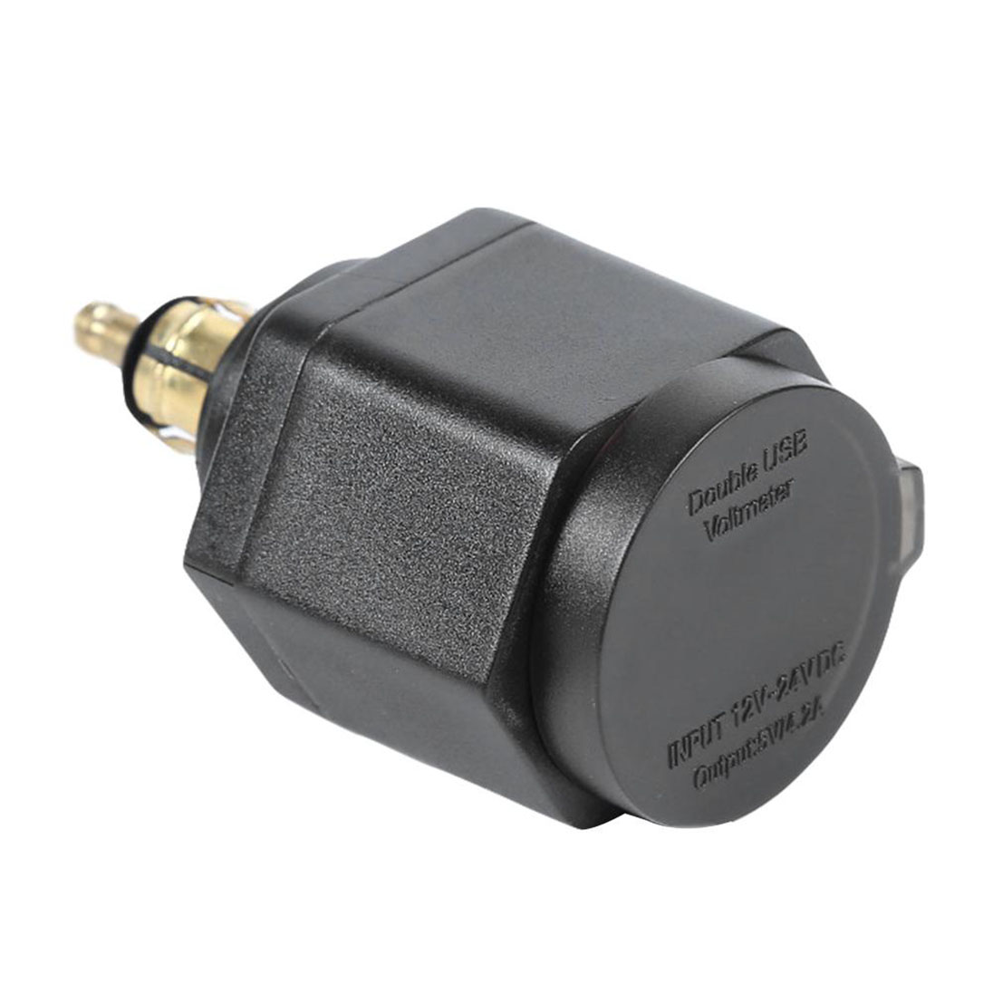 KNMASTER Knmaster USB-D300V Voltaj Göstergeli Çift Usbli Din Soketi