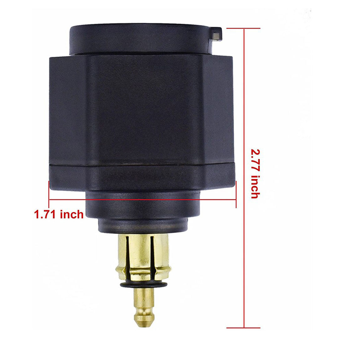 KNMASTER Knmaster USB-D300V Voltaj Göstergeli Çift Usbli Din Soketi