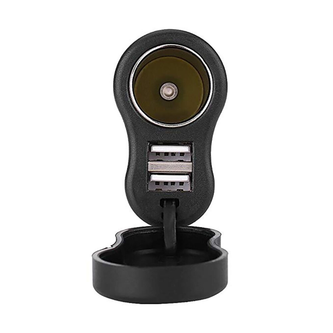 KNMASTER Knmaster USB-D500 Çift Usbli Çakmaklıklı Din Soketi