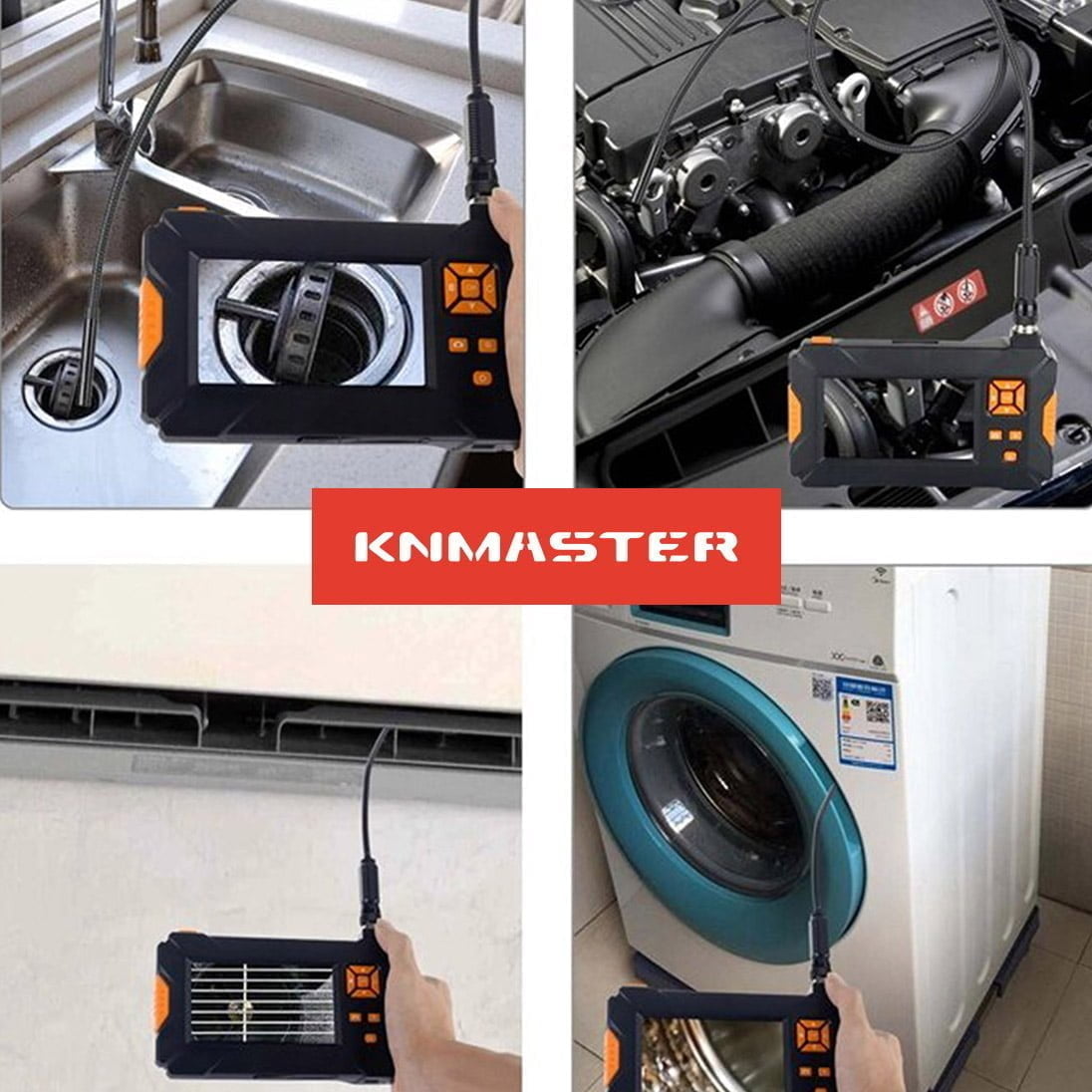 KNMASTER Knmaster Ek-5h Silver Endüstriyel Endoskop Boroskop Yılan Kamera