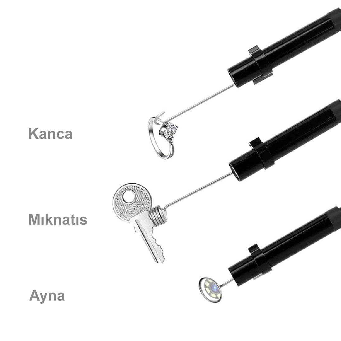 KNMASTER Knmaster Ek-10h Bronz Endüstriyel Endoskop Boroskop Yılan Kamera