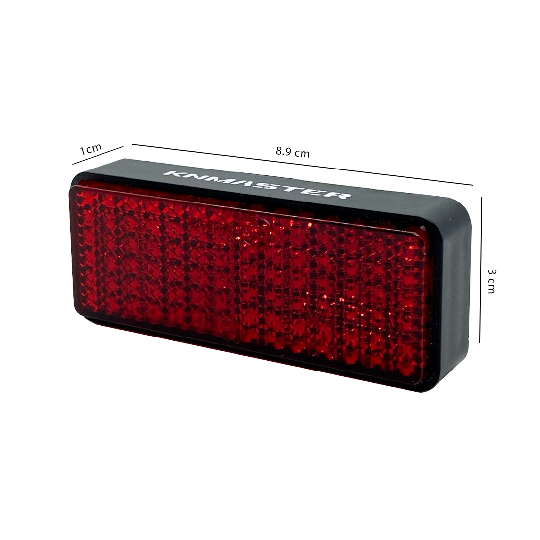 KNMASTER Knmaster Stop-500 Evrensel Dikdörtgen Kırmızı Ledli Motosiklet Kedigözü