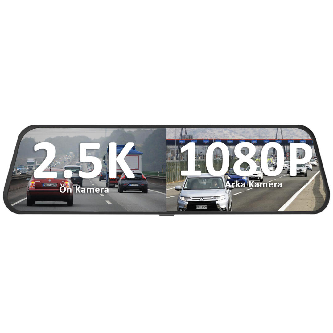 KNMASTER Knmaster Araç Kamerası Ak-200 Ön Arka Kameralı 2.5K Dokunmatik 10inç Yol Kayıt