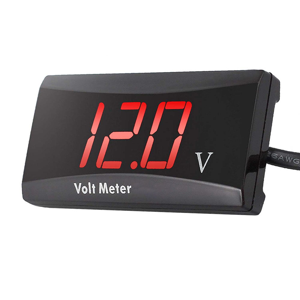 Rizoma Dijital Voltmetre Kırmızı Led
