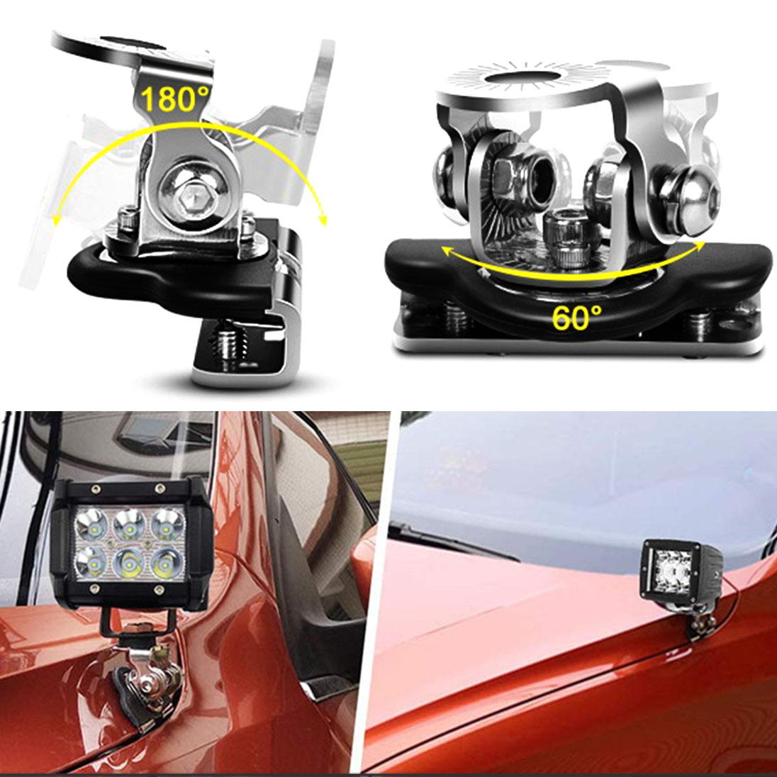 KNMASTER Knmaster MA-30 Kaput Üstü Led Montaj Ayağı