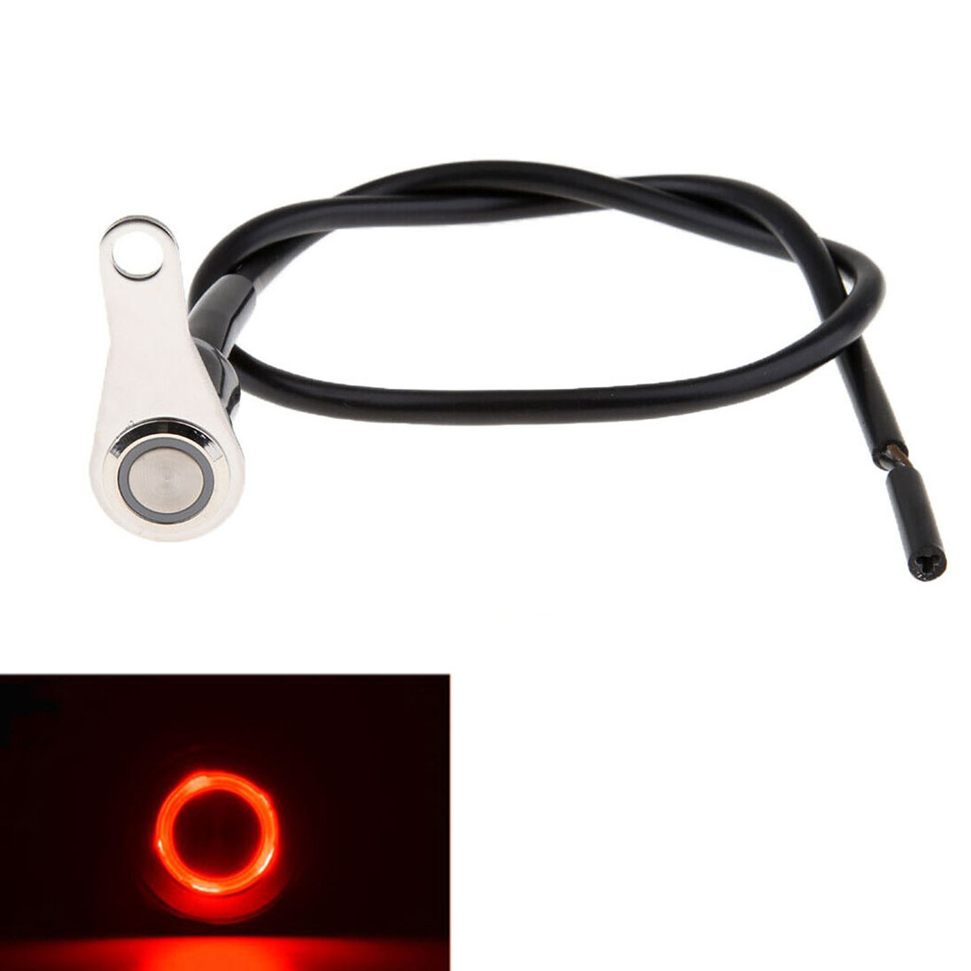 KNMASTER Knmaster B310 Motosiklet Bas Çek Butonu Kırmızı Ledli