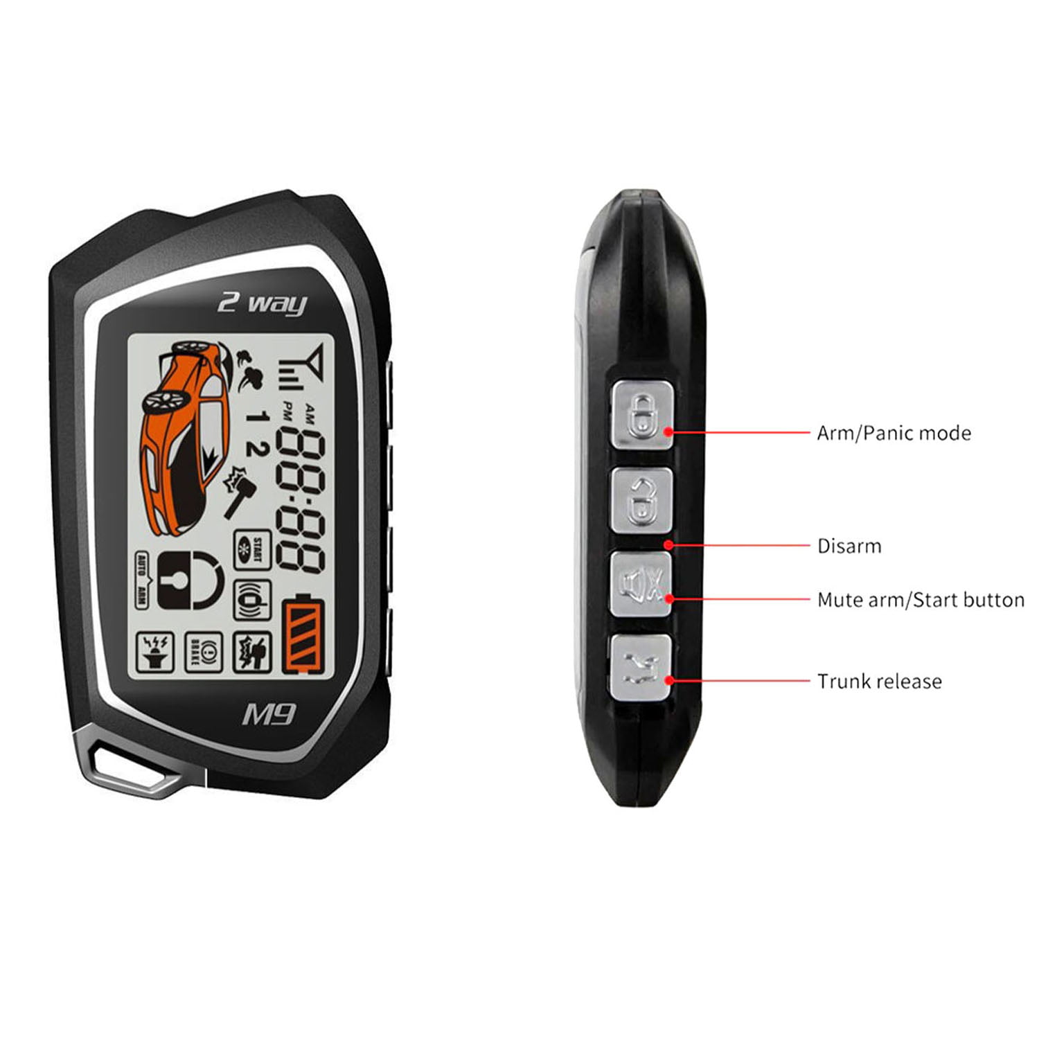 Spy Tiger İki Yönlü Otomobil Alarm Sistemi
