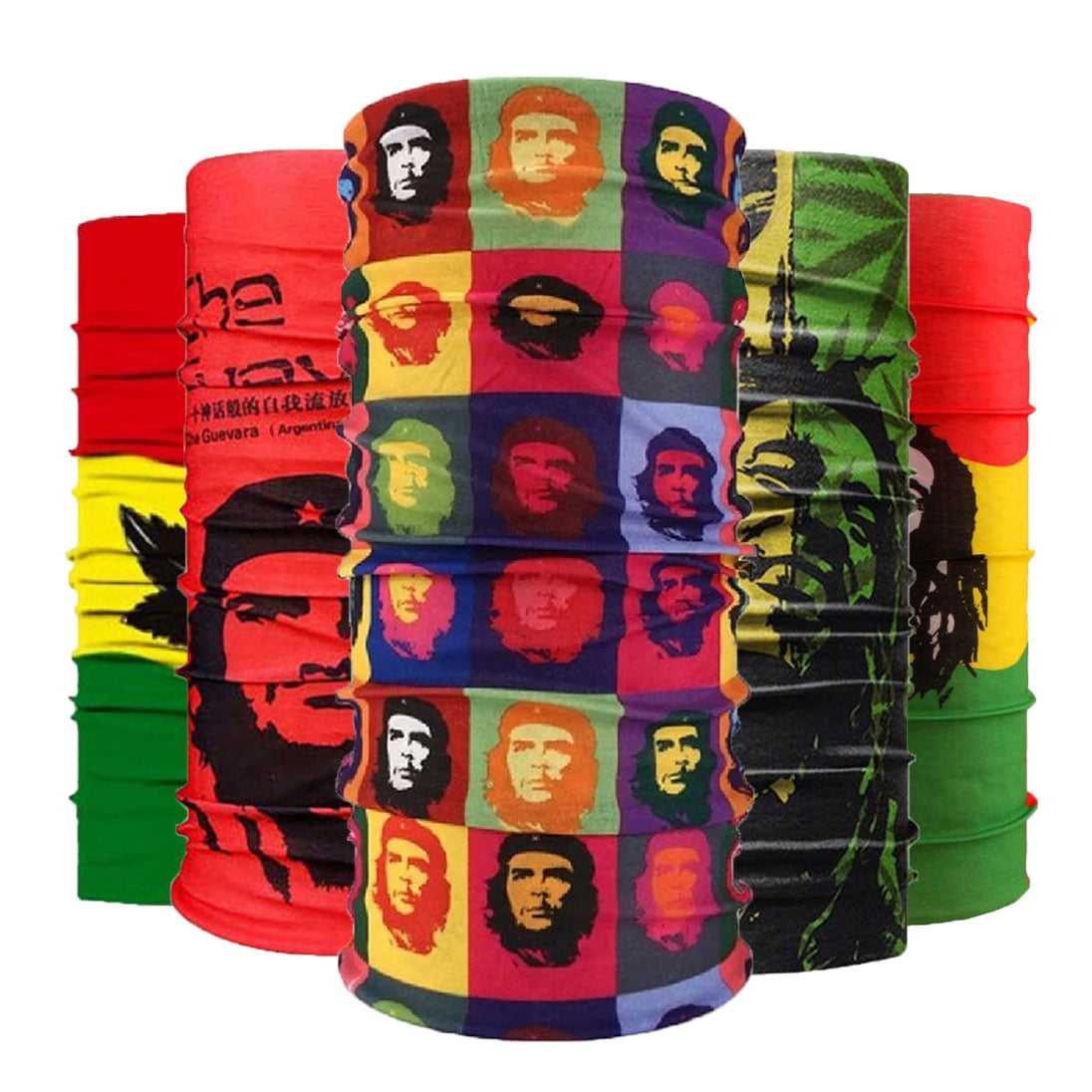 KNMASTER Knmaster Bob Marley 5’li Paket Buff Bandana Boyunluk Maske TÜRK MARKASI