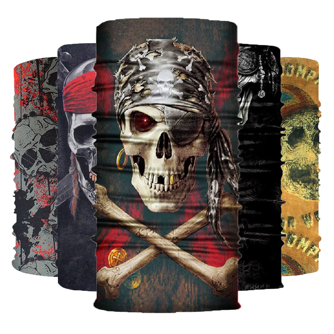 KNMASTER Knmaster Pirate 5’li Buff Bandana Boyunluk Maske TÜRK MARKASI