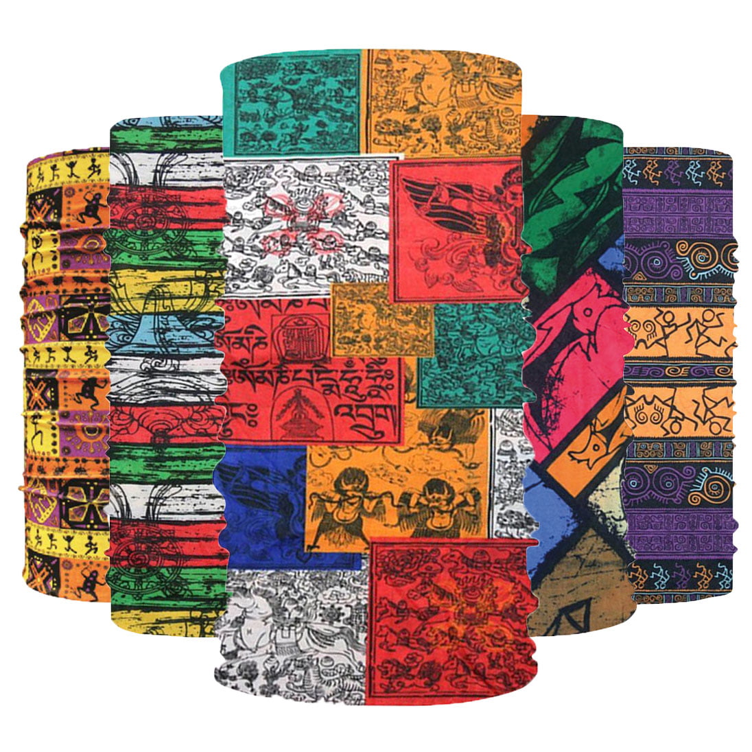 KNMASTER Knmaster Enigma 5’li Paket Buff Bandana Boyunluk Maske TÜRK MARKASI