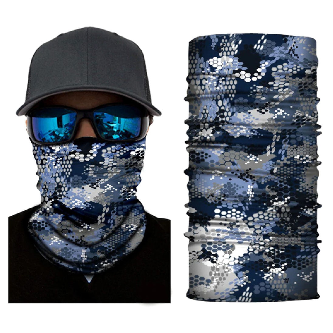 KNMASTER Knmaster Blue Effect Buff Bandana Boyunluk Maske TÜRK MARKASI